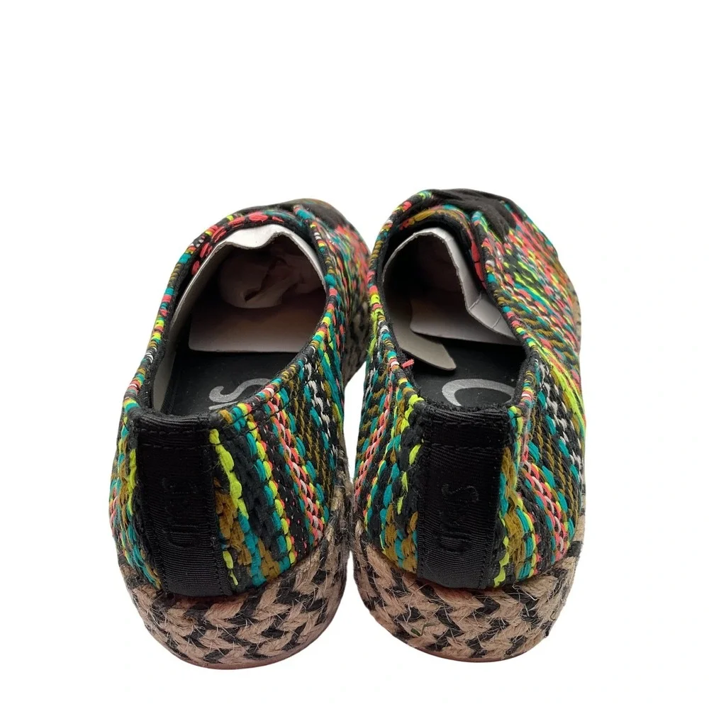 Circus by Sam Edelman Woven Espadrille Sneakers Women's Multi Color Flat Shoes‎